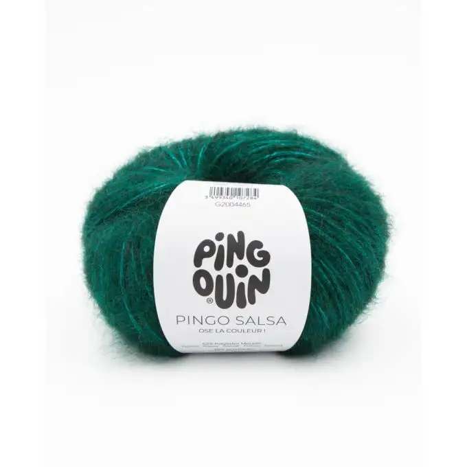 Gomitolo di filato per maglieria Salsa verde smeraldo brillante - Pingouin