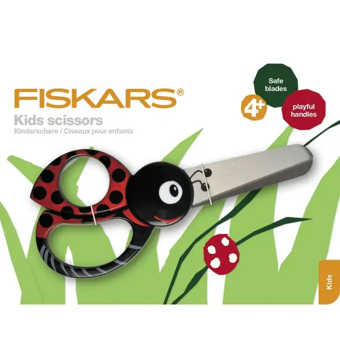 Forbici coccinella bambino lame sicure 13 cm - Fiskars
