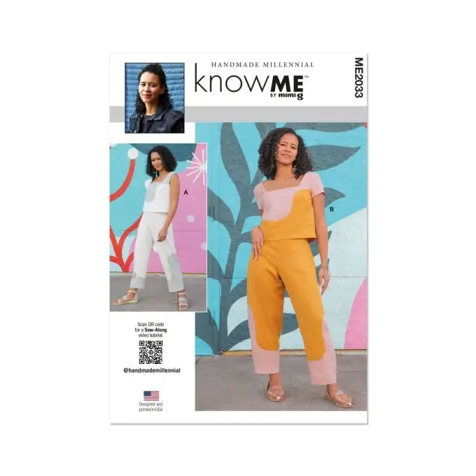 Modello Know Me ME2033K5 top corti pantaloni donne 36-44