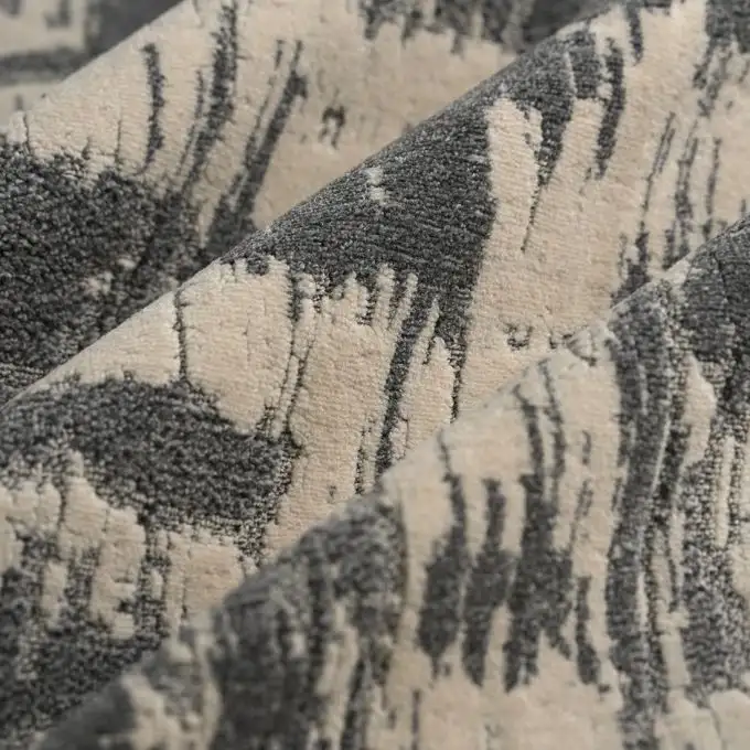 Tessuto jacquard velluto volute