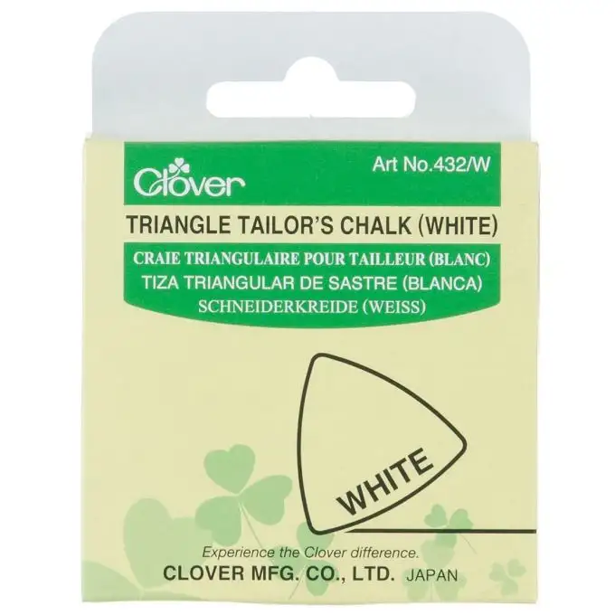 Gesso triangolare bianco - Clover