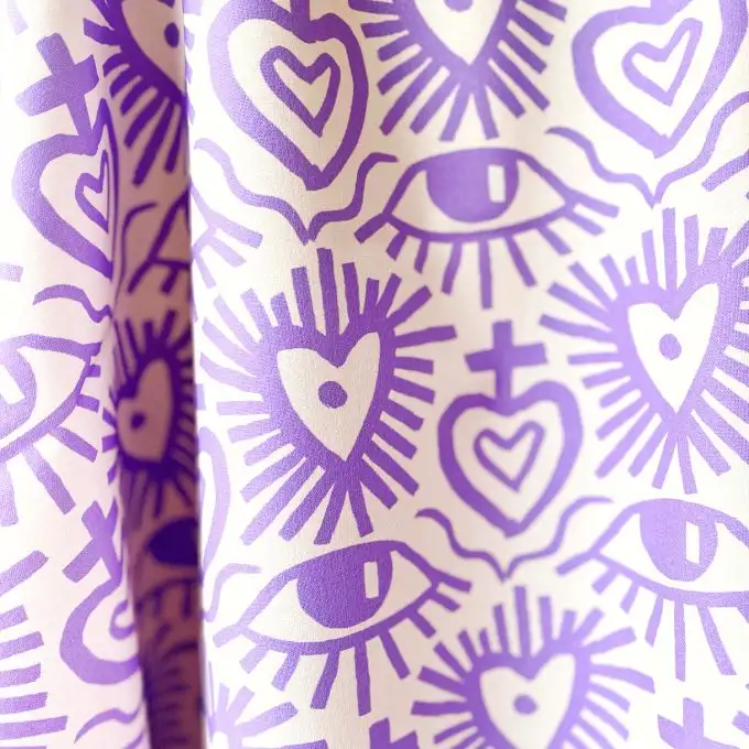 EXVOTO MAUVE FRENCH TERRY AL METRO