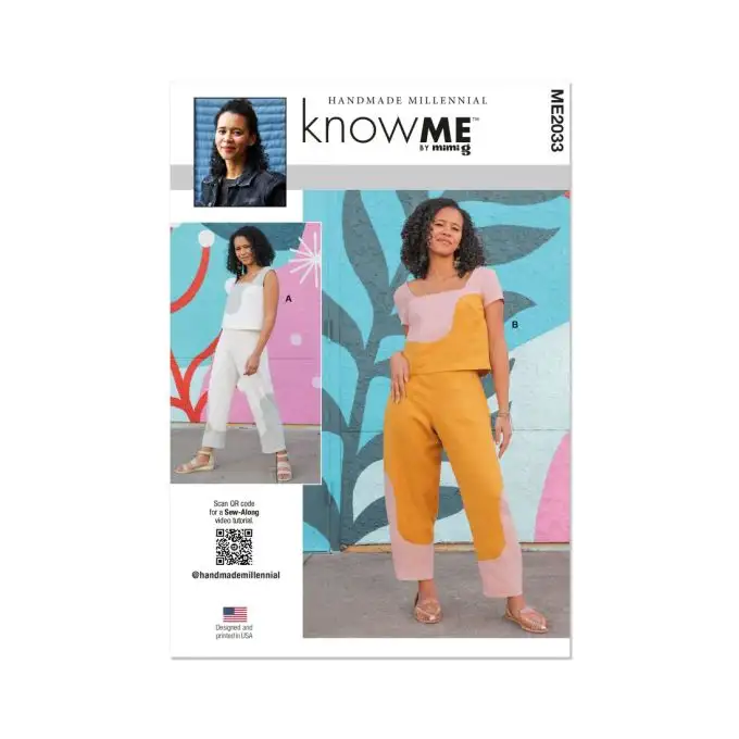 Modello Know Me ME2033Y5 top corti e pantaloni donna 46-54