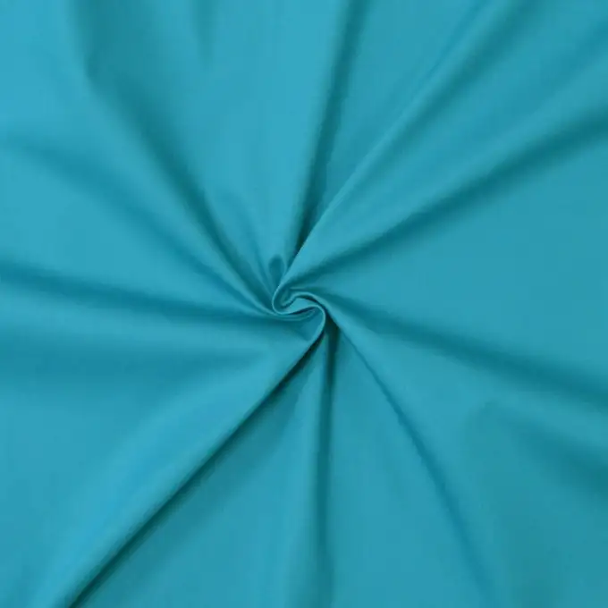 Tessuto cotone popeline blu petrolio - designers factory (3m x 1m46)