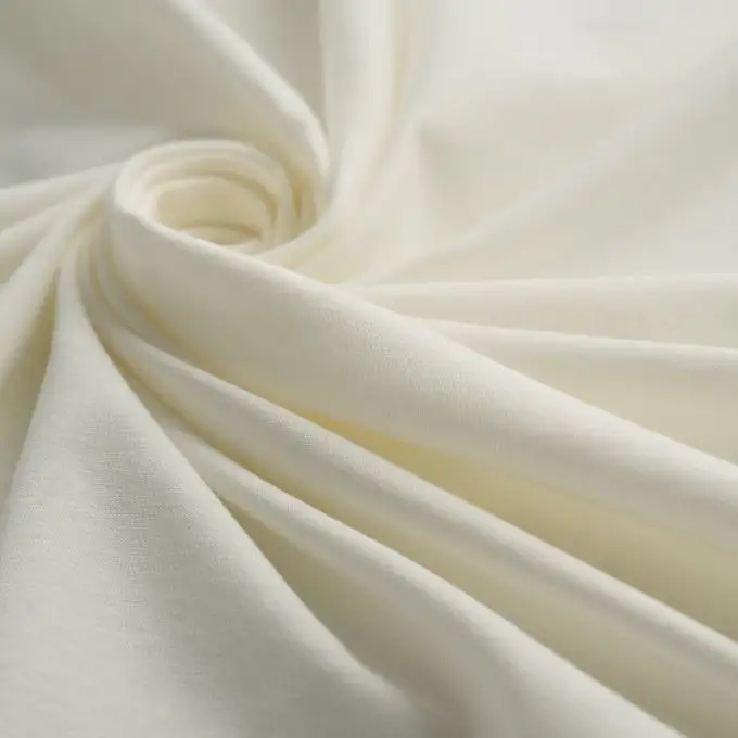 Tessuto jersey elastico lingerie bis bianco