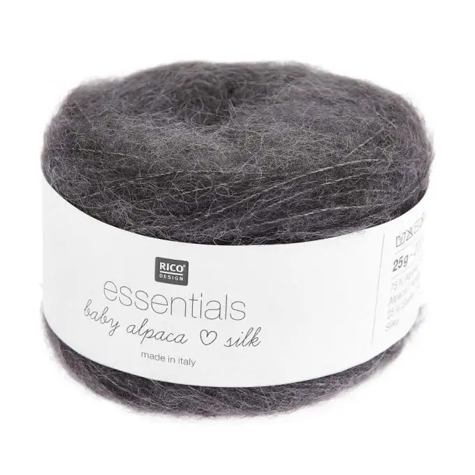 Filato per maglia Baby Alpaca Loves Silk 25g Rico Design