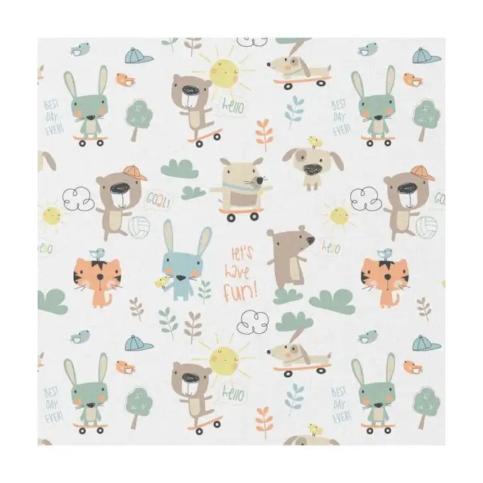 Tessuto cotone bambino allegro