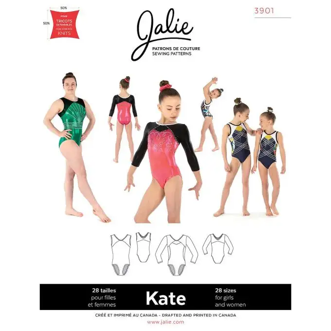 Modello Jalie 3901 Kate body ginnastica bambino adulto