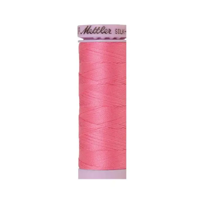 Bobina di filo mettler silk finish cotone 150m rosa bubblegum col 0067