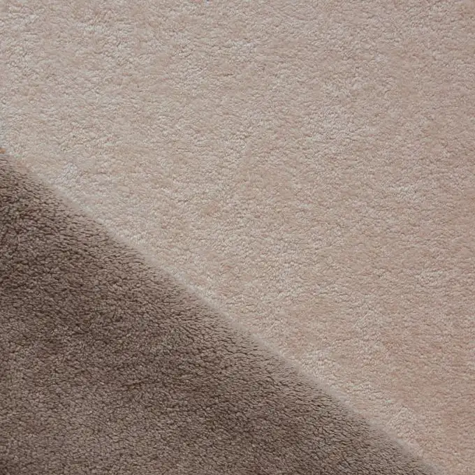 Tessuto effetto spugna beige