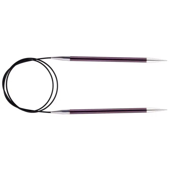 Aghi circolari fissi Zing 120 cm x 6 mm - Knit Pro