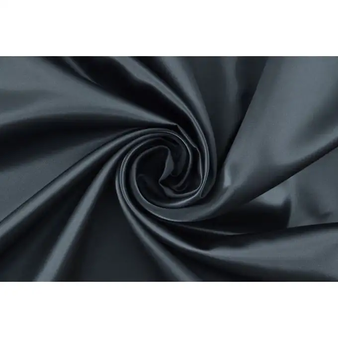 ROTOLO 30 metri fodera raso blu acciaio scuro