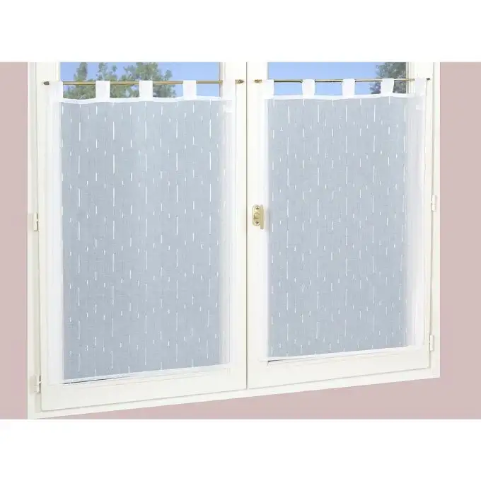 Paire di vetri scintillanti bianchi 60x90cm