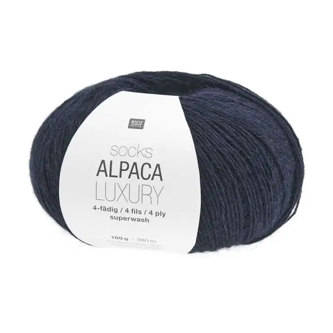 Gomitolo di lana Socks Alpaca Luxury 4 fili 100g - Rico Design