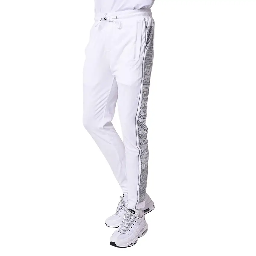 Pantaloni da jogging con banda logo in strass sul lato Project X Paris