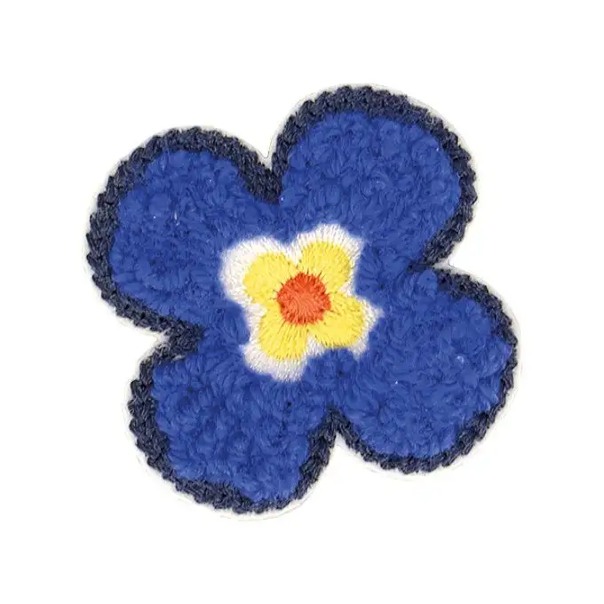 Toppa Termoadesiva Fiore 4 x 4 cm - Mediac