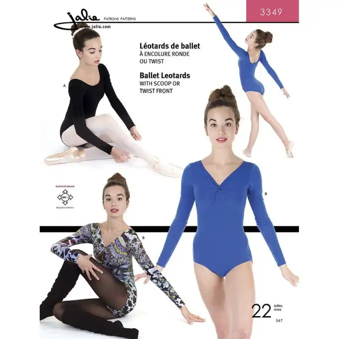 Modello Jalie 3349 body ballet bambino adulto