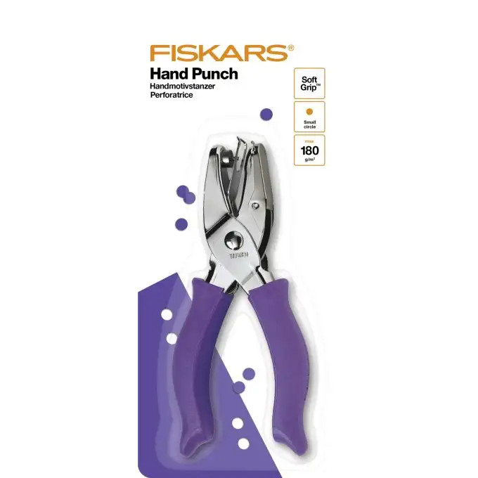 Fustellatrice piccolo cerchio 0.15 cm viola Fiskars