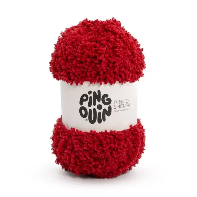 Palla di lana Pingo sherpa rossa cotta Pingouin