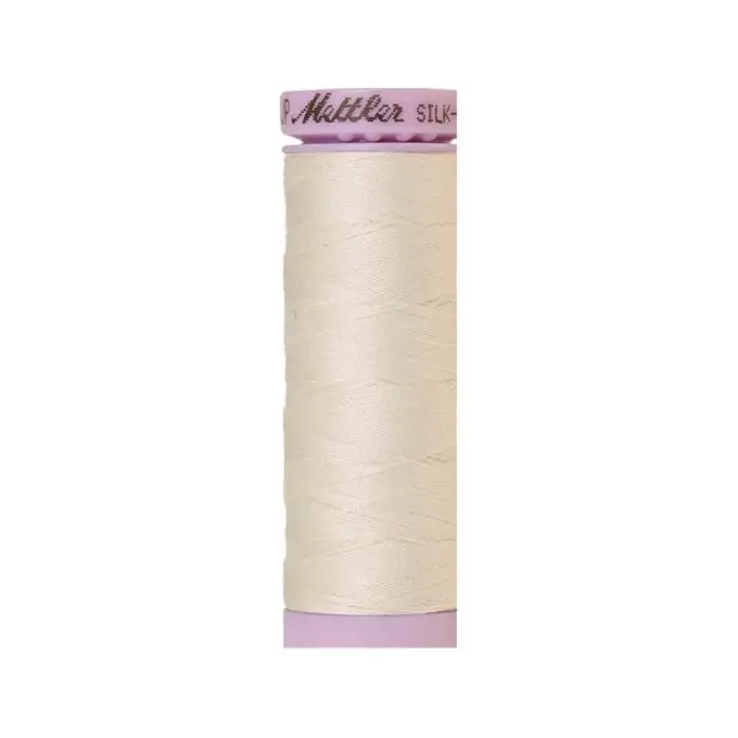 Bobina di filo mettler silk finish cotone 150m avorio col 0778