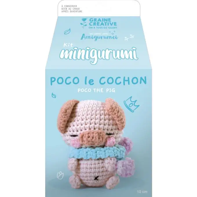 Kit Minigurumi Poco il Maialino - Graine Créative