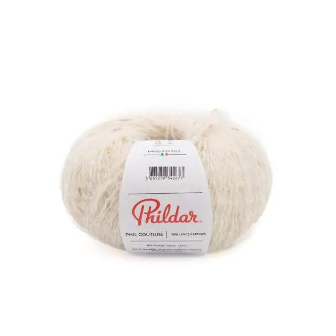 Gomitolo di filo da maglia Couture ecru - Phildar