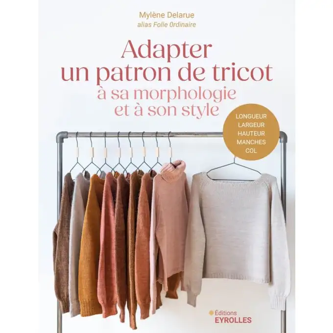 Libro adattare un modello di maglieria alla propria morfologia e al proprio stile