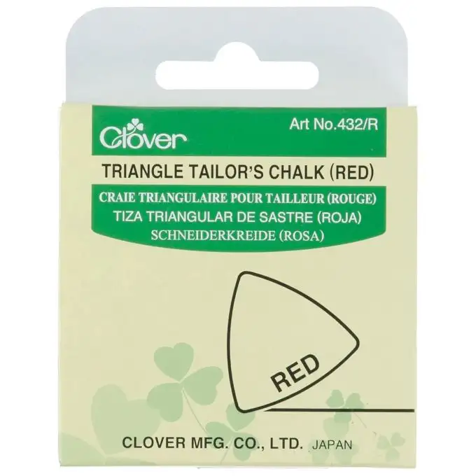 Gesso triangolare rosso - Clover