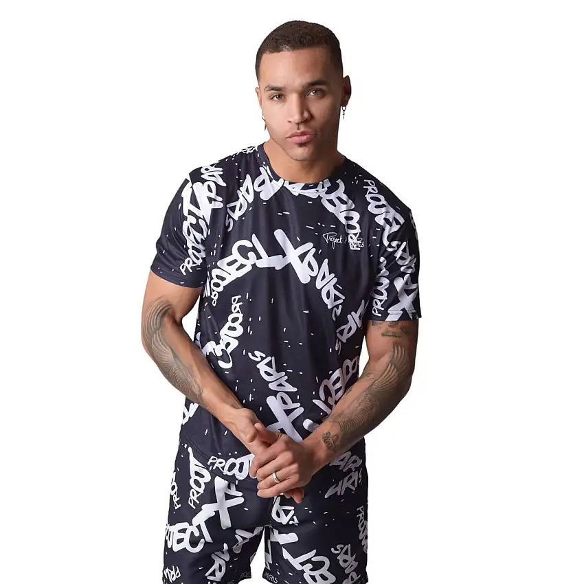 T-shirt logo typo marcatura graffiti Project X Paris