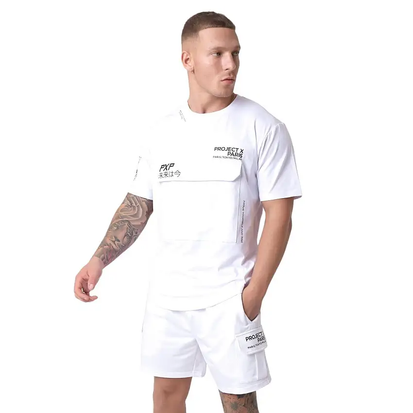 T-shirt typo logo inspi giapponese Project X Paris