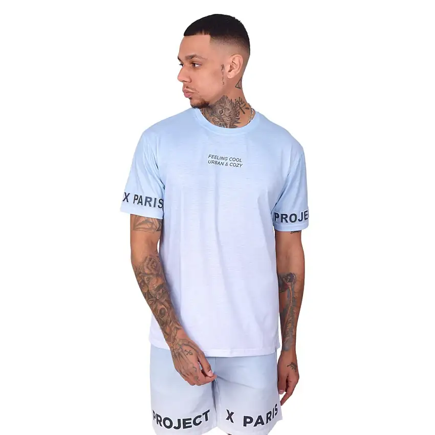 T-shirt lavata con goffratura Project X Paris