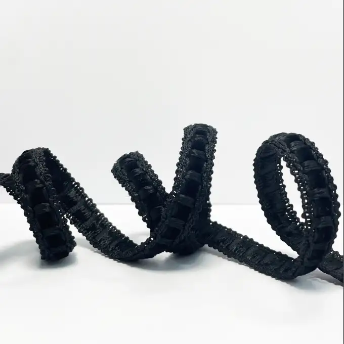 Galone velluto 8mm nero