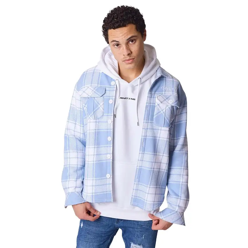 Sovracamicia a quadri Project X Paris