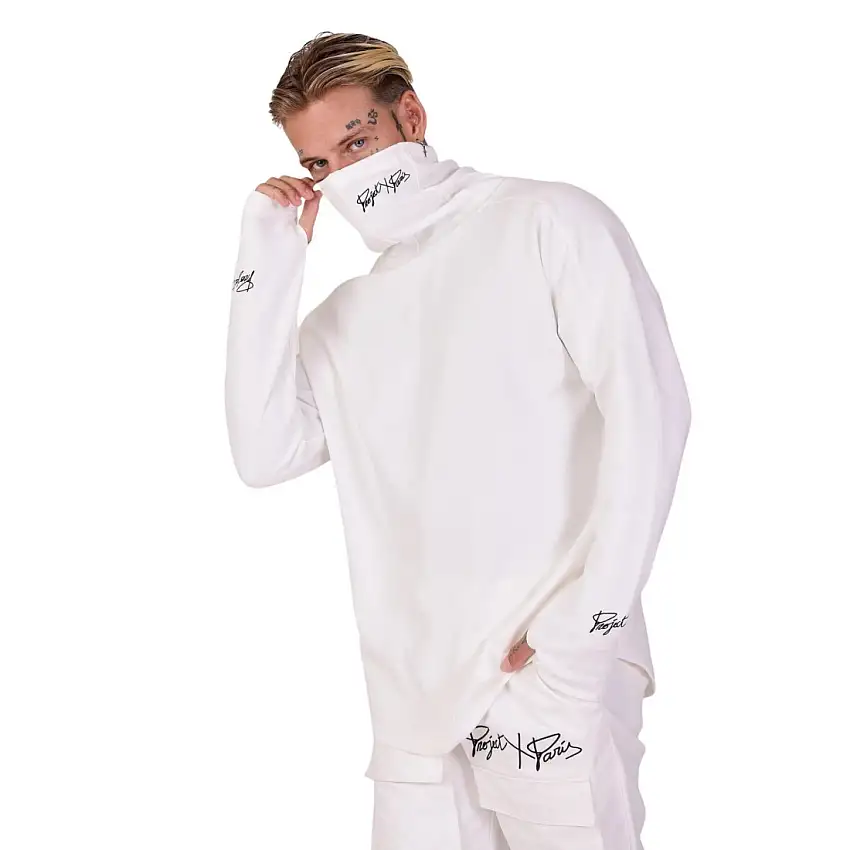 Maglione a collo alto con ricamo Project X Paris