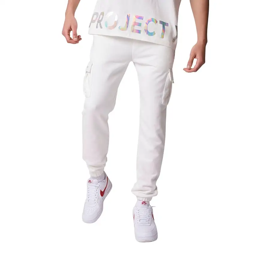 Pantaloni da jogging con scritta iridescente Project X Paris