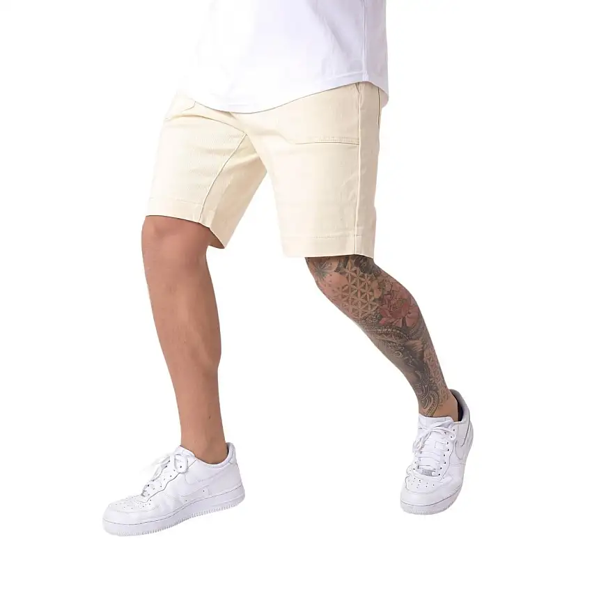 Pantaloncini in denim con inserto di cucitura Project X Paris