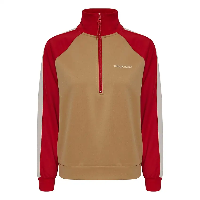 Maglia donna con mezza zip TheJoggConcept Jcsima