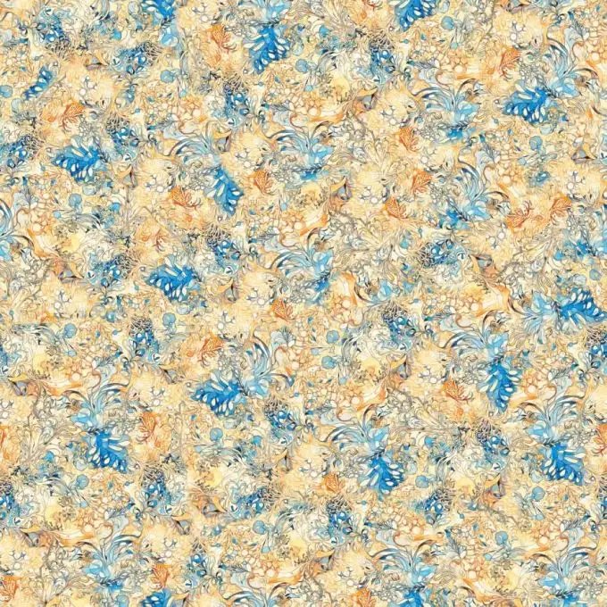 Tessuto patchwork astratto miscelatore