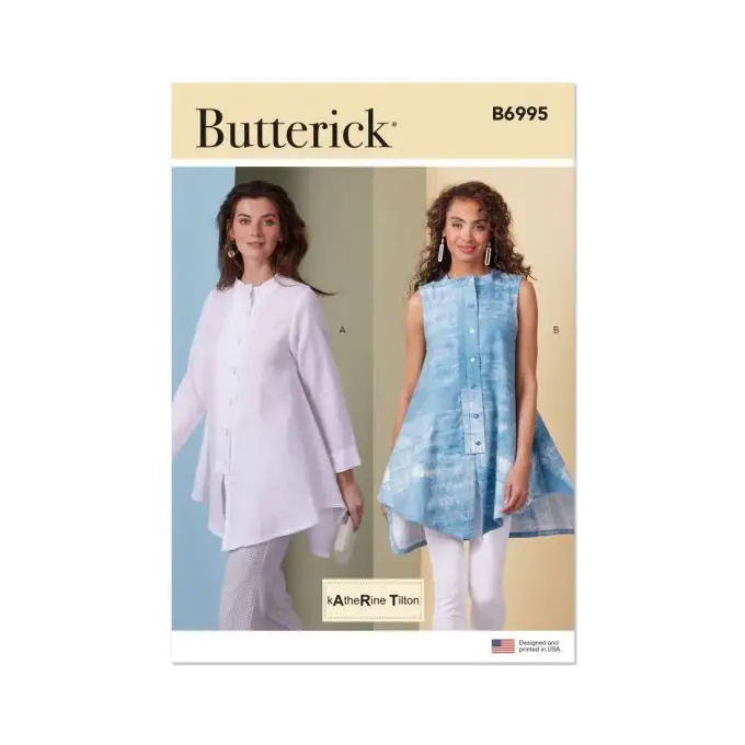 Modello Butterick B6995Y5 Donna Camicetta taglia 46 52