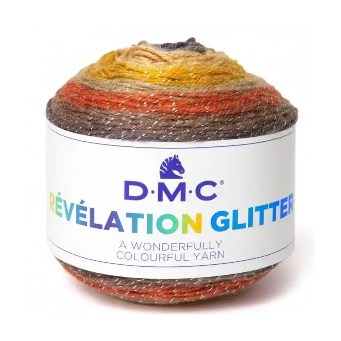 Gomitolo di lana REVELATION GLITTER per stole - DMC Wonder