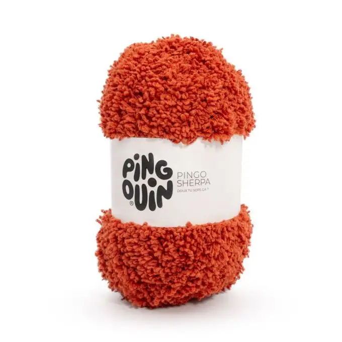 Palla di lana Pingo sherpa terracotta Pingouin