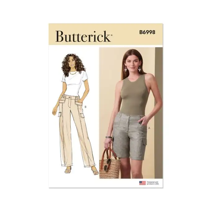 Modello Butterick B6998K5 Donna Corto o Pantalone dalla 36 alla 44