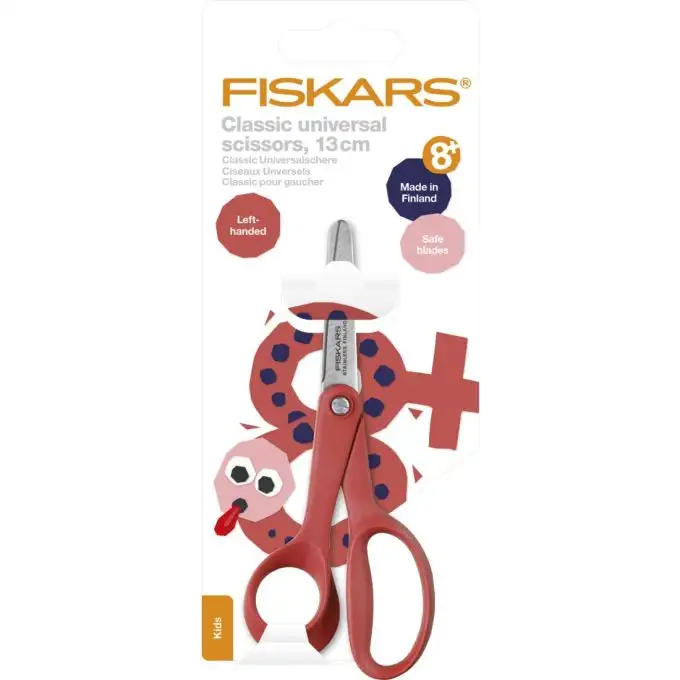 Forbici universali classiche per bambini mancini 13 cm - Fiskars