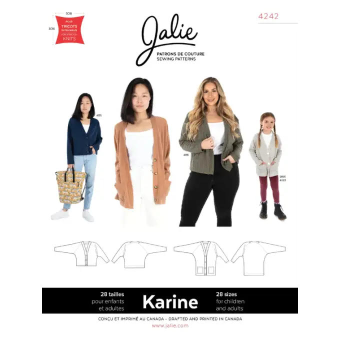 Modello Jalie 4343 Mimi guanti isolati bambino adulto