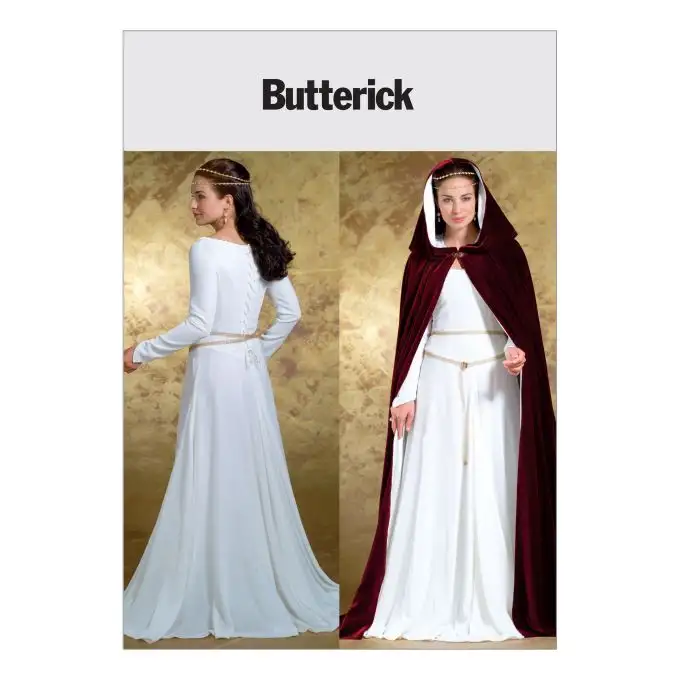 Modello Butterick B4377AA Donna Costume abito Camelot dalla 38 alla 44