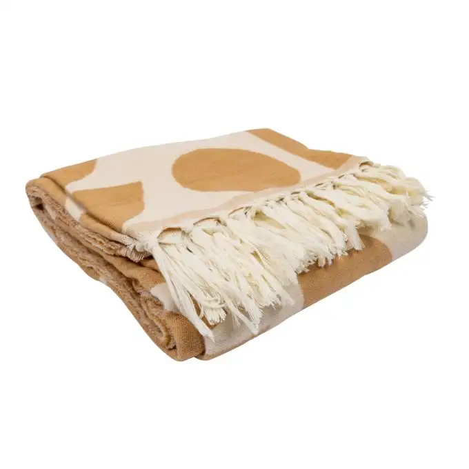 Plaid geometrico terra 130x170cm