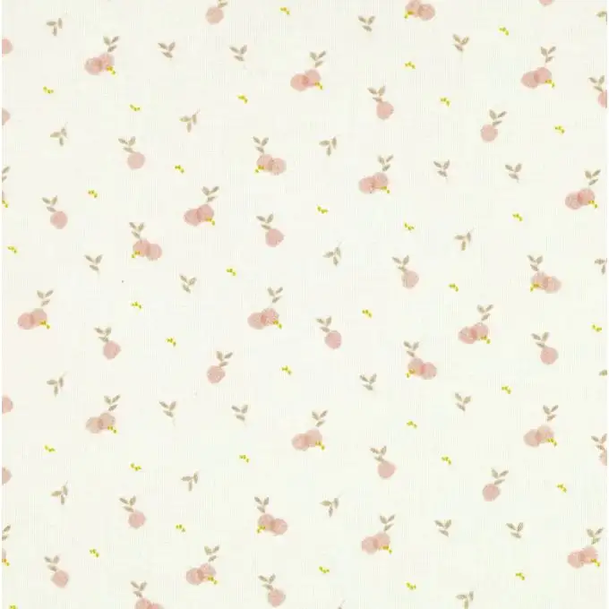 Tessuto popeline cotone arancione rosa