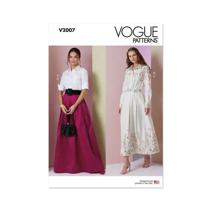 Modello Vogue V2007B5 Donna Abito 36 a 44