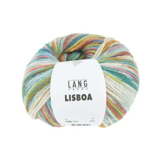 Gomitolo cotone LISBOA 100g – Lang Yarns, colori dal Portogallo