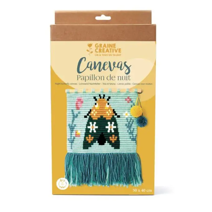 Kit fai da te tela - farfalla notturna
